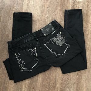 Miss Me Black Skinny Jeans